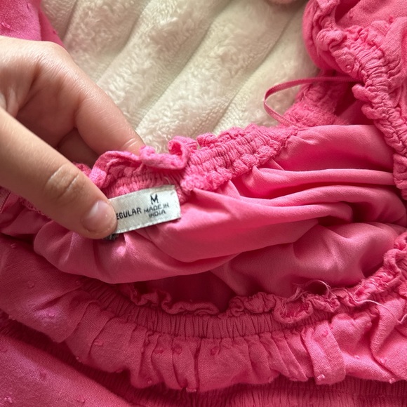 Pink Ruffled Dress - Picture 4 of 5